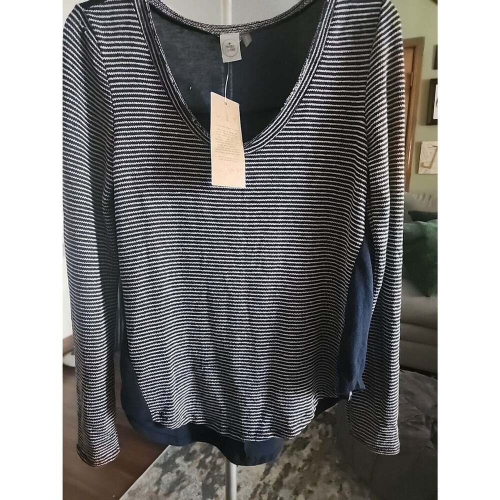 Paper Crane Top Blouse Women Girls Paper NWT XL A108 Excellent Sheer Back